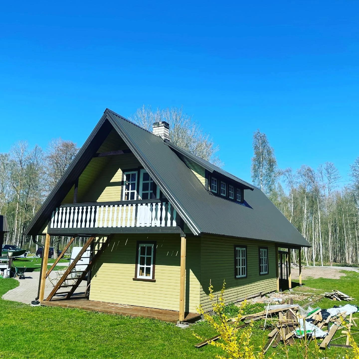 Puitmaja – Rarero OÜ tööfoto